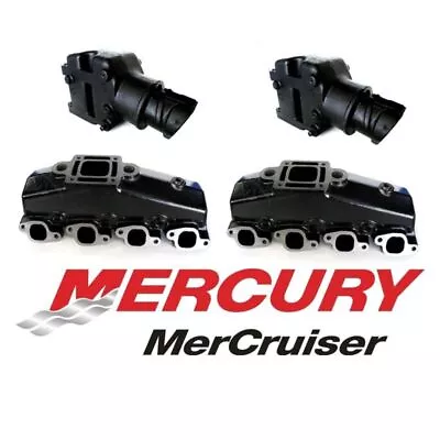 Genuine Mercruiser 454 7.4 Exhaust Manifold Kit Motor 807078T08 807988Q03 • $890.28