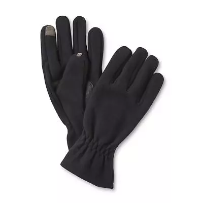 Attention Men's Black Fleece Winter Texting Ski Gloves Large / XLarge   • $11.23