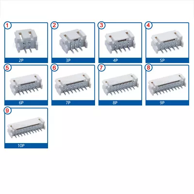 SMD Connector Socket Crimps Terminal Plug 2P 3P 4P 5P 6P 7P 8P 9P PH2.0mm • $1.66