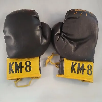 YOUTH 1970s KM-8  Boxing Gloves Unisex In Original Box From KMART Vintage   • $23.88