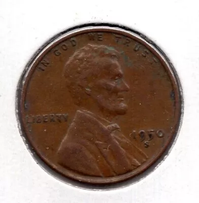 1950-S Lincoln Wheat Cent (CO130) • $3.06