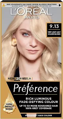 L'Oreal Paris Preference Hair Dye Long Lasting Luminous Permanent Hair Colour • £15.99