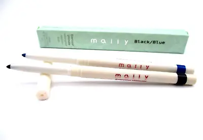 Mally Evercolor Ultimate Waterproof Eyeliner Duosc~ Black/ Blue ~ 0.01 Oz / BNIB • $13.22