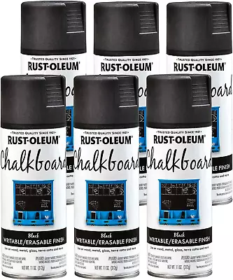 301438-6PK Specialty Chalkboard Spray Paint 11 Oz Black 6 Pack • $59.99