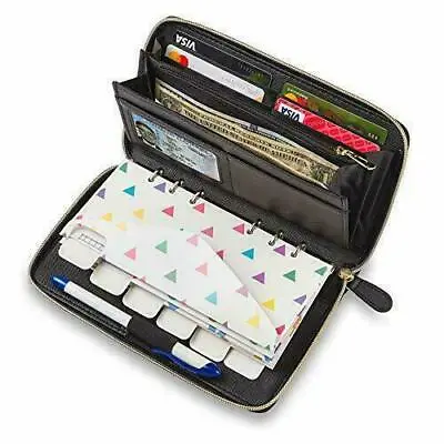Cash Envelope Wallet All In One Budget System With 12X Tabbed Cash Envelopes    • $30.14