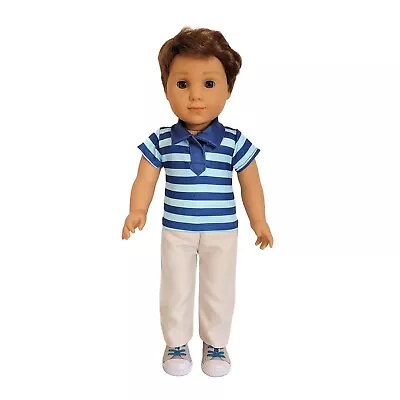 Doll Clothes T-Shirt Top And Pants Fit 18  Boy Dolls Maplelea B • $14.97