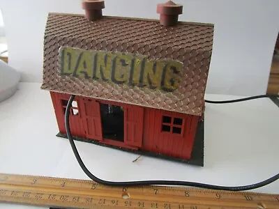 Vintage Built O Scale 1/48 Barn Dance Hall Wired For Animation For Train Layout • $39.95