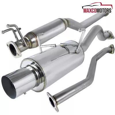 Catback Exhaust Fits 2001-2005 Honda Civic EX 2Dr/4Dr S/S Muffler System 01-05 • $153.49