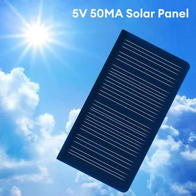 Mini Solar Panel Phone Charger 5V USB Output Camping Hiking Battery Charger • $8.69