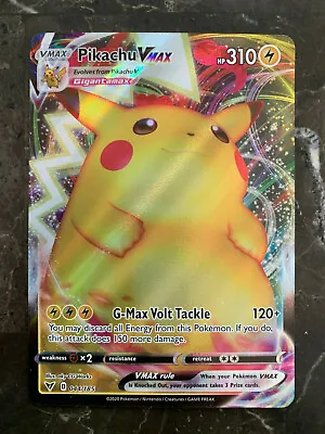 $9.64 • Buy Pokemon VIVID VOLTAGE - PIKACHU VMAX FULL ART 044/185 - NM/M