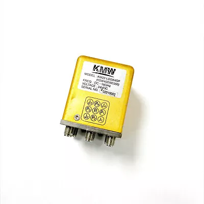 $138 • Buy KMW KSW45OI8E000 Microwave Coaxial Switch DC-18 GHz 24 VDC SMA