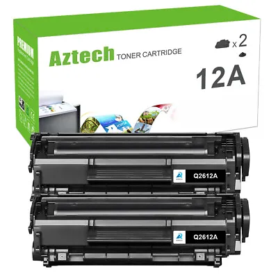 2PK Q2612A 12A Toner Cartridge Compatible With HP LaserJet 1018 1020 1022 1010 • $22.88