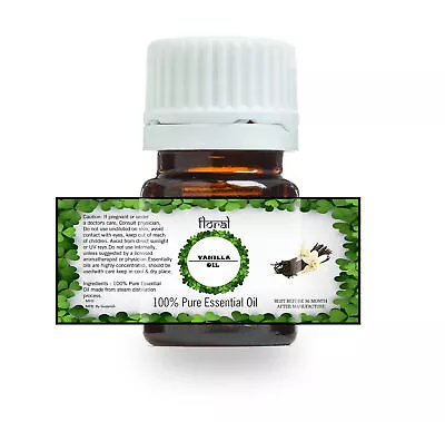 100% Pure Natural Vanilla Essential Oil 5 Ml To 100 Ml From India • £24.98