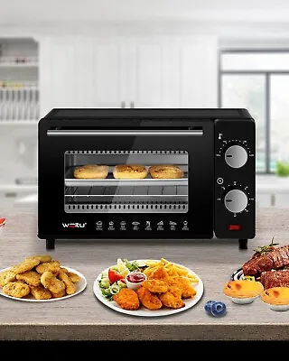 WOLTU Mini Oven 10 Litre 650W Electric Oven Small Table Top Oven 100-230°C 6 • £30.99