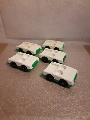 Vintage Fisher-Price Little People 2 Seater Car White/Green  (1 Only) Good  • $2.99