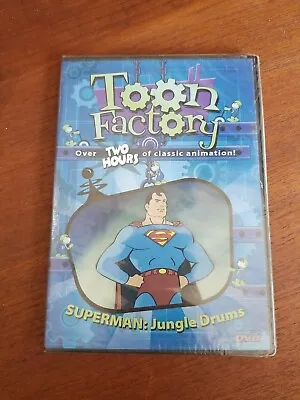 Vintage Antique Cartoons Toon Factory Superman: Jungle Drums 2 Hr DVD Slimcase  • $10
