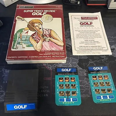 SEARS Super Video Arcade-Mattel Intellivision - PGA Golf • $18.05