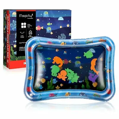 $10.99 • Buy Magicfly  Water Playmat Baby Water Play Mat For Infants Toddlers 3-6 Month Baby