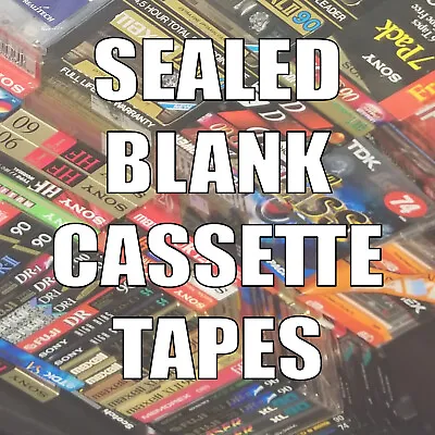 BLANK SEALED CASSETTE TAPES - Normal & High Bias - New Audio Tape Lot Vintage 90 • $2.49