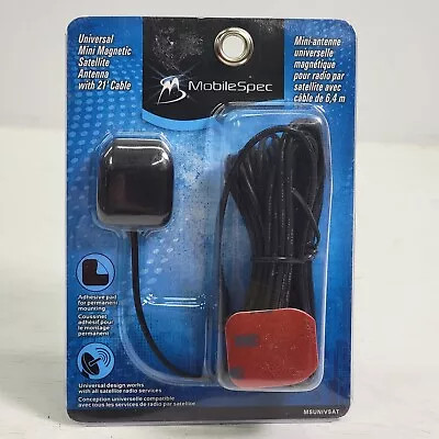 MobileSpec MSUNIVSAT Universal Mini Magnet Mount Satellite Radio Antenna • $47.66