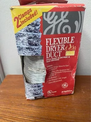 GE  Flexible Dryer Duct With Clamps Kit Laundry • $10