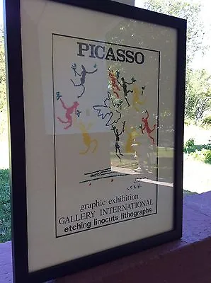 $175 • Buy Pablo Picasso Gallery Exhibition Lithograph Dance Of Youth Poster Plate Signed