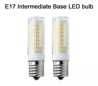 2x E17 C9 LED Bulb 102-2835 Ceramics Light 9W 110V Lamp White For Microwave USPS • $11.26