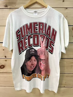 Vintage Wayne’s World SNL Sumerian Records T Shirt Sz L Rare Saturday Night Live • $19.50