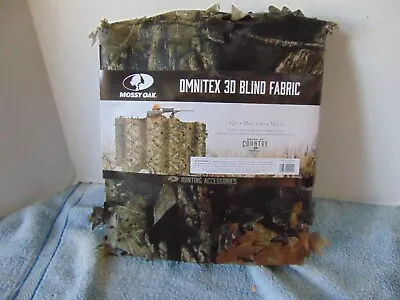 Mossy Oak Omnitex 3D Blind Fabric Break Up Country 12'X56  Leafy Camo • $10.99