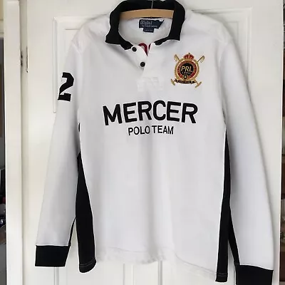 RALPH LAUREN POLO RUGBY JERSEY SHIRT  MERCER CLASSIC AUTHENTIC Size Large • £45