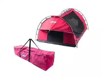 Kings Pink Double Camping Swag + Deluxe Double Swag Pink Canvas Bag • $168.95