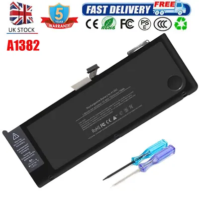 For Genuine A1382 Battery Apple Macbook Pro 15'' Unibody A1286 2011 2012 77.5Wh • £36.90