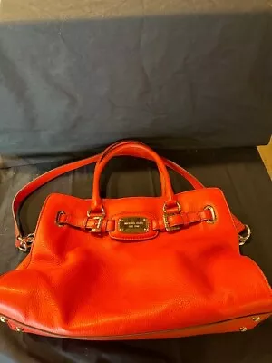 Michael Kors Large Hamilton Tote With Cross Body-orange • $10.08