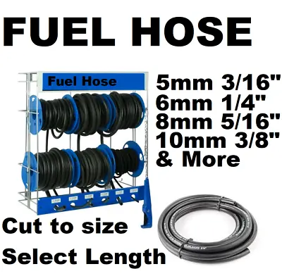 £9.10 • Buy Rubber Reinforced Fuel Hose - E10 Unleaded Petrol Diesel Oil Line Fuel Pipe