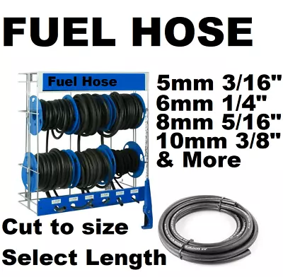 £9.10 • Buy Rubber Reinforced Fuel Hose - E10 Unleaded Petrol Diesel Oil Line Fuel Pipe