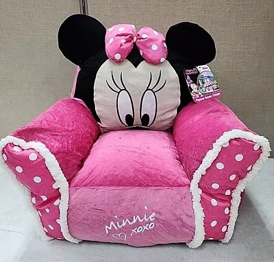 NEW Disney Junior Minnie Mouse Figural Bean Chair • $58.99