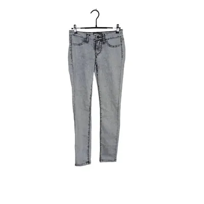 I Love H81 Womens Skinny Jeans Blue Stretch Pockets Light Wash Low Rise Denim 25 • $22.46