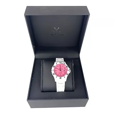 Toy Watch White & Pink Plasteramic Watch FL01WHPK • $45.18