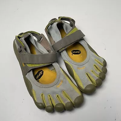 Vibram Five Fingers Shoes W40 Green Women Shoes • $31.95