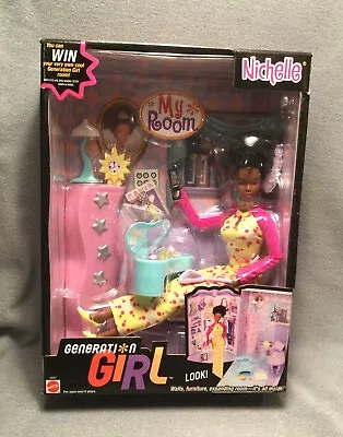 2000 MY ROOM NICHELLE GENERATION AA GIRL DOLL 28987 NRFB BRAND NEW MATTEL Barbie • $69.99