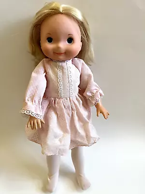 FISHER PRICE My Friend Mandy 15  Doll Pink Dress & Tights Vintage 1976 • $17