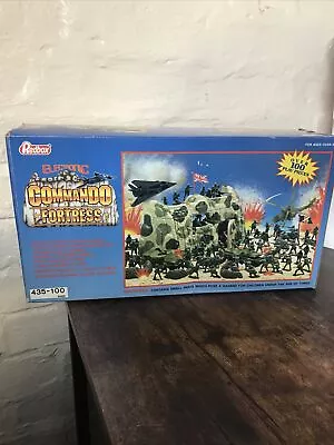 Vintage Untested Redbox Electronic Commando Fortress Play Set Military • £20