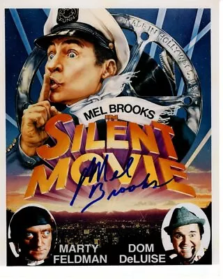 MEL BROOKS Signed Autographed 8x10 SILENT MOVIE Photograph • $199.20