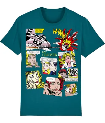 Lichtenstein Chanel Couture Pop Art T Shirt 1960s Stylish Viv Westwood Insp • £19.80