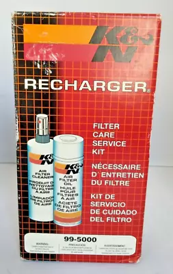 K&N Recharger 99-5050 Air Filter Cleaning Kit - NEW & UNOPENED • $14.99