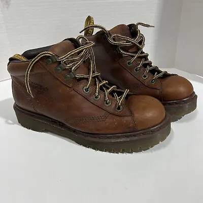 Vtg Doc Dr Martens 8287 Sz 10 Chunky Ankle Work Boots Y2K Fashion • $45