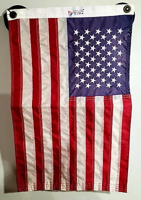 DURA-LITE 12x18 Nautical Maritime American Boat Flag Nylon W/ Sewn Stars 2 Sided • $9.95