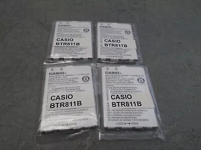 Lot Of 4 OEM New Casio BTR811B C811 1800mAh Batteries • $39