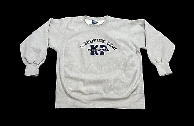 Vintage US Merchant Marine Academy Kings Point Men’s Pro Weave Sweatshirt Sz XL • $49.99