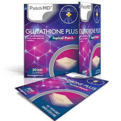 PatchMD Glutathione Plus-Topical Patch(30 Day Supply) New Authentic Product • $14